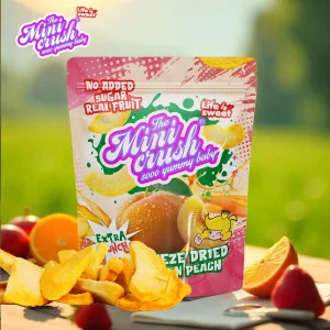 Freeze Dried Yellow Peach Cold Dried Peach Snacks 1kg Fruity Candy in Bag From China