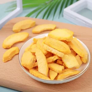 Freeze Dried Yellow Peach Slices Bulk Natural Sweet Crunchy Dried Fruit Snack for Baking Cereal