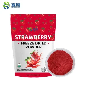 Freeze Dry Fruit Powder Strawberry Freeze Dried Powder Organic Freeze Dried Strawberry Powder 100% Pure