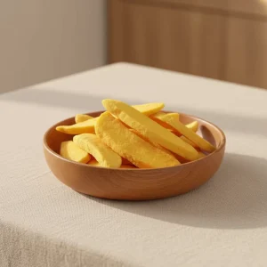 Freeze Dry Fruit Snacks Freeze Dried Peach Chips Bulk FD Fresh Fruits Sweet Yellow Peachs Slice Freeze Dried Yellow Peach