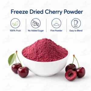 Freeze dried Cherry Powder Cherry Flavor 99.99% Purity HACCP ISO Certified for Baking Beverages Ice
