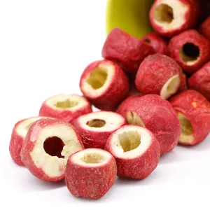 Freeze dried Hawthorn FD Sugar free Hollow Hawthorn Balls Whole Crisp Bulk Seedless Dehydrated Candied Haws Ready To Eat