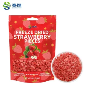 Freeze-dried Strawberry Fruit 100% Natural Freeze Dried Strawberry Snacks Freeze-Dried Strawberry Crumbs