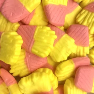 French Fries Shape Mixing Variety Flavors Sweet Sour Chewy Children Gummy Candy