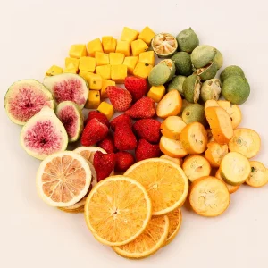 Fresh Organic Green Mixed Freeze Dried Orange Strawberry Fig Delicious Fruit