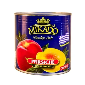 Fresh Peach Syrup Preserved in Cans Canned Fruit Bulk Pack Ready to Eat Canned Peach