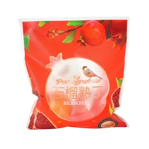 Fresh Seasonal Pomegranate Packaging Premium Plastic Pouches for Fruit Preservation and Display