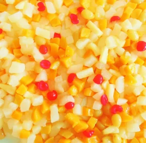 Freshly Packed Fruit Cocktail in Natural Juices