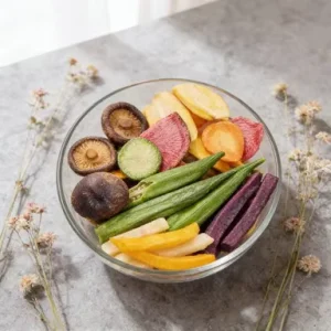 Fried Fruit and Vegetable Mix Crisps Hard Salty Ready to Eat Bulk Packaging