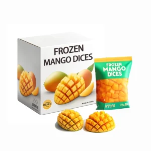 IQF Frozen Mango Chunks Diced Halves