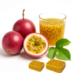 Frozen Passion Fruit Pulp Puree Concentrate Halves Bulk Packaging Water Preservation Food Grade IQF Storage for Easy Enjoyment