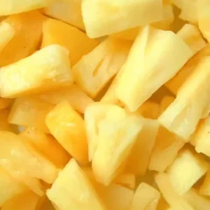 Frozen Pineapple Diced 1 4 Cut IQF Fruit Cubes for Yogurt Production and Ice Cream Ingredients