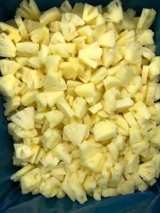Frozen Yellow Pineapple Factory Price Haccp ISO IQF Frozen Half of a Pineapple