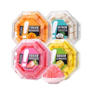 Fruit Juice Vitamin C Sour Sweet Roll Soft Chewy Candy Assorted Flavor OEM Custom Private Label In Stock Ready Ship