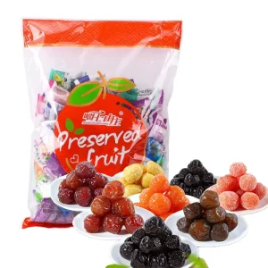 Fruit Product 1kg Bagged Mixed Flavor Candied Fruits Dried Fruit Sour plum Snack Dried Druit