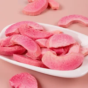 Fruit Products Freeze Dried (fd) Sweet Peach Halal Snack 100% Natural Bulk Packaging Price Low MOQ