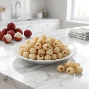 Fruit Products Halal Snack Bulk Freeze Dried Lychee Whole Factory Price Private Label Low MOQ Export Tropical