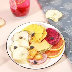 Fruit Slices Orange Lemon Pineapple Little Red Book Cold Bubble Dried Fruit From Anhui in Bag Packaging