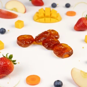 Fruit & Vegetable Infused Sour Gummy Candy with Sugar for Kids OEM 70g*30 Bags/Carton
