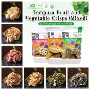 Fruit & Vegetable Products Veggie Healthy Tempura Snacks All Natural Seaweed Flavor Mixed Vegetables Crisps