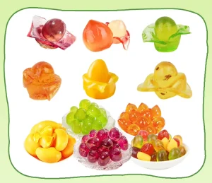 Fruit flavored Peelable Gummies Soft in Texture and with an Excellent Taste