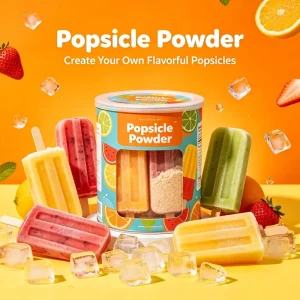 Fruity Bulk Ice Bar Ingredients Frozen Dessert Base Instant Orange Ice Pop Premix Popsicle Powder for Popsicle Frozen Juice