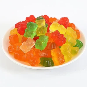 Fruity Flavor Soft Gummy Bear Sweet Taste Multi Color Cartoon Shape Gummy Candy in Bag Packaging Customized Functional Gummies