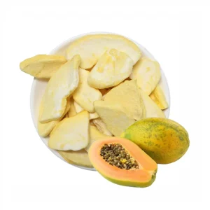 GMP-082 Freeze Dried Papaya Dried Papaya Healthy Snack Supplier Dried Fruit No Added Sugar No Addictive