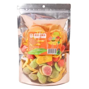 GT 7 Kinds of Jackfruit Peach Kiwi Strawberry Banana Loose Freeze Dried Mixed Dried Fruit Crispy Mixed Dried Fruit Slices