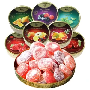 German Imported Mixed Flavor Mint Hard Candy Fruit Candy 200g Best Selling Sugar