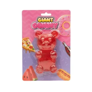 Giant 150g Halal Sweet Fruity Flavor Blue Bear Cartoon Shape Gummy Candy Hard Texture Holeywood Gift Packing Natural Gummies