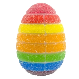 Gift Bulk Gummy Candy for Kids Rainbow Color Gummy Candy Toy Egg Gummy Snacks