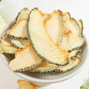 Good Quality Dried Hami Melon Sweet Healthy Snack Dry Cantaloupe Slices Fruit