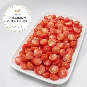 Grade A Halal Frozen Cherry Tomato Halves 100% Natural IQF Cherry Tomato for Pizza & Pasta Sauces