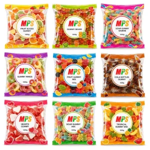 Gummy Candy for Various Shape Soft Chewy Fruit 1KG Halal Gummy Candy Candy and Sweets
