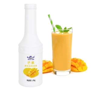 Guo Le Duo Series Halal Certified Lemon Liquid Concentrate Juice 1.2kg 12 Bottles Bubble Tea Fruit Tea Desserts Ice Cream