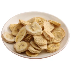 Guoyue High Quality Sublimated Banana Dice Lyophilized Fruit Powder Sublimation Ingredients Freeze Dried Banana Slice