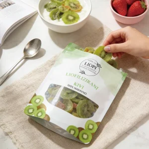 HACCP BRC Certified Custom Package Logo 20G 30G 50G Strawberry Banana Peach Mango Mix Freeze Dried Fruit Snack Stand up Pouch