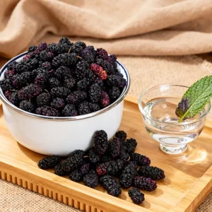 HACCP New Season Premium Organic Brix 10-11 Frozen Whole Mulberry for Jam