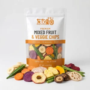 HALAL KOHSER CERTIFICATE 12 Kinds of Real Fruit & Veggies Freeze Dried Food Ready to Eat Package ODM OEM Private Label