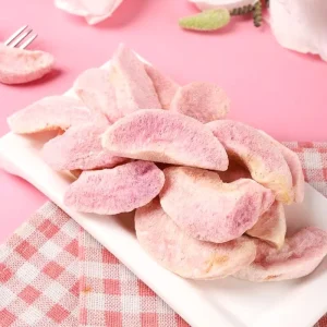HALAL Kosher Certificate Dried Fruit 100% Natural FD Honey Peach Freeze Dried Peach ODM OEM Flavor Private Label