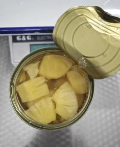 Haccp Certification No Preservatives Canned Pineapple Golden Fruit In Juice 567g*24 Fast Delivery