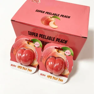 Halal 3D Mango Shaped Gummy Candy Big Size Funny Peeling Candy Gummy
