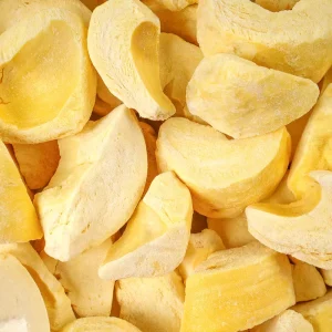 Halal Certified Sliced Freeze Dried Durian Snacks Sweet Bulk Bag Packing