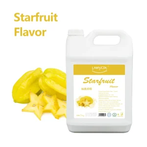 Halal Concentrated Star Fruit Flavour for Juice Drinks Jelly Food