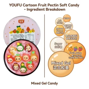 Halal Custom Shaped Candy Fruit