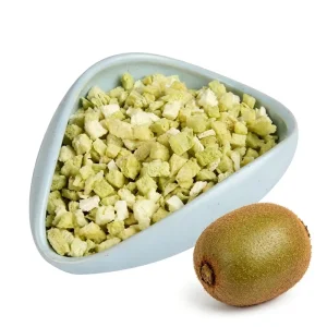 Halal Freeze Dried Kiwi Fruit Dices Low MOQ Custom Packaging Smoothie Bowl Topping Vegan Healthy Bulk