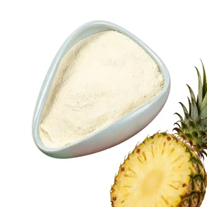 Halal Freeze Dried Pineapple Powder Low MOQ Custom Packaging Smoothie Mix Ingredient Vegan Bulk