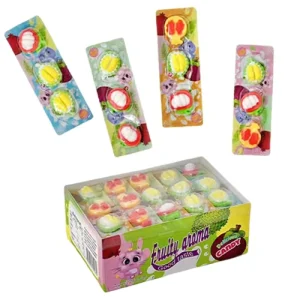 Halal Mangosteen Pomegranate Durian Passion Fruit Gummy Candy Soft Sweet