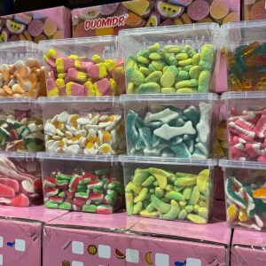Halal Private Label OEM Custom Sample Pack Assorted Fruit Flavor Sweet Sour Freeze Dried Jelly Halal Gummy Candy